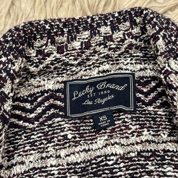 Lucky Brand Woven zip up Jacket XS - Picture 2 of 6